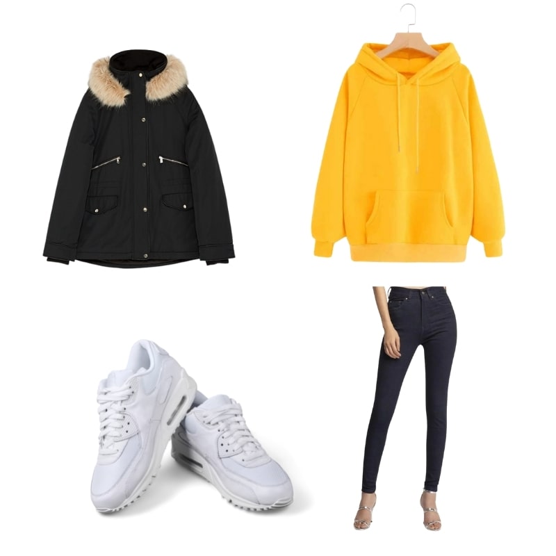 BST Áo Parka Lót Lông Cừu Nữ - Siêu Nhẹ - Siêu Chống Nước
