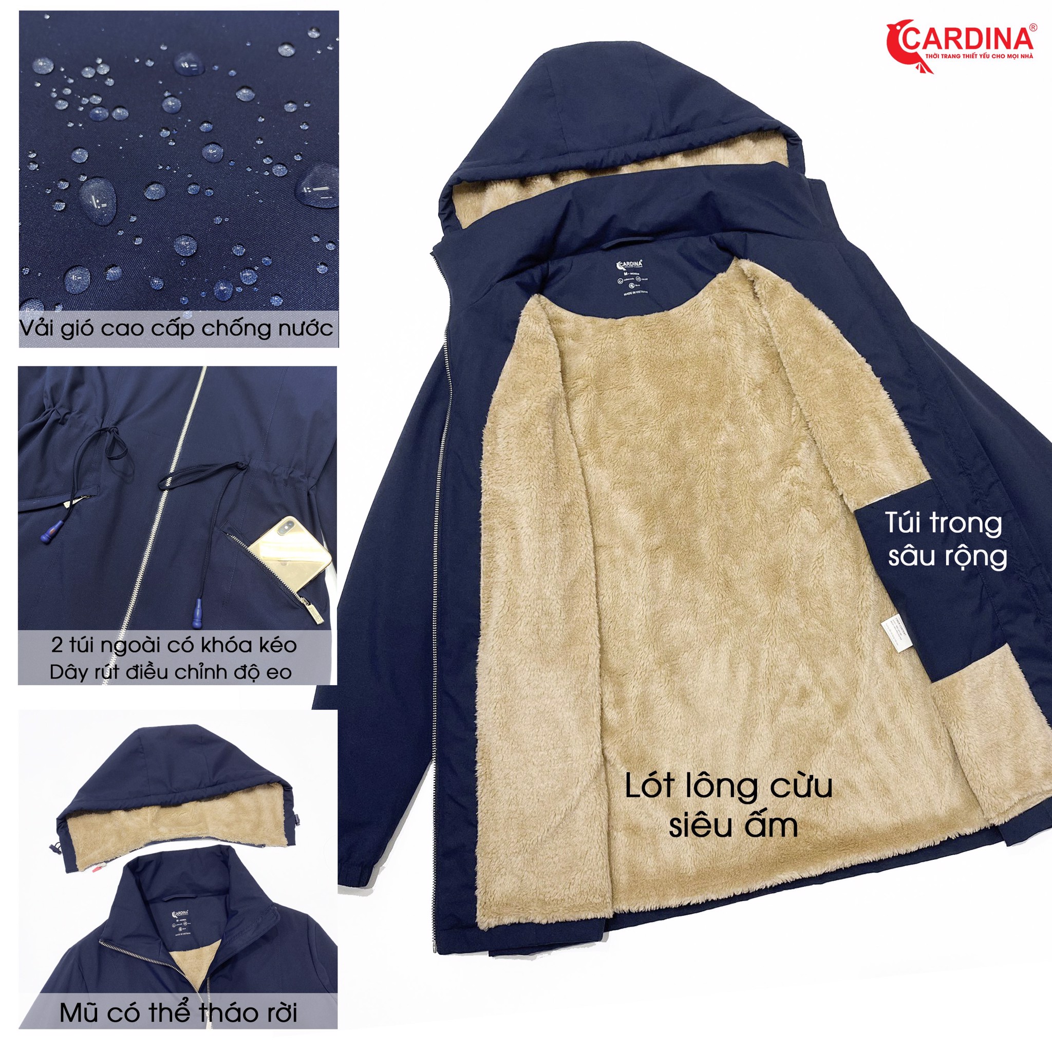 áo parka nữ