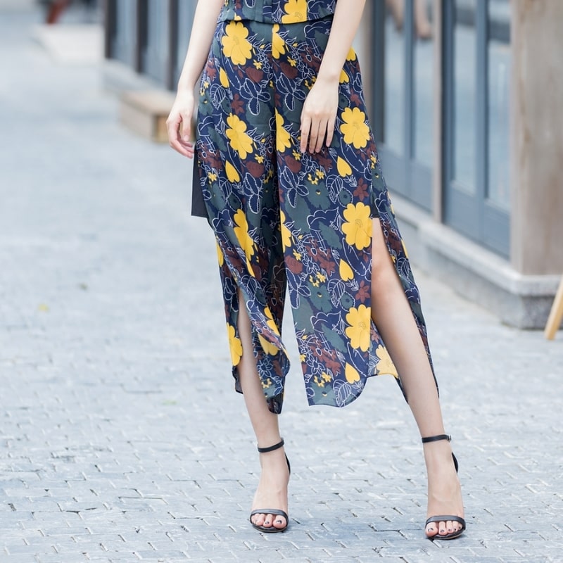 Quần culottes nữ Yamopad - Không nhăn - Không co - Hàng chính hãng