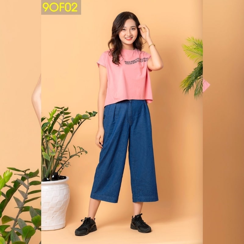 Quần culottes nữ Yamopad - Không nhăn - Không co - Hàng chính hãng