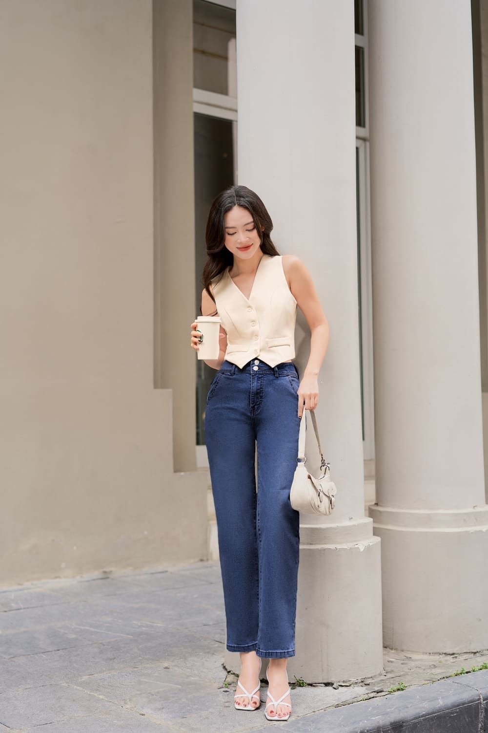 quần jean cạp cao
