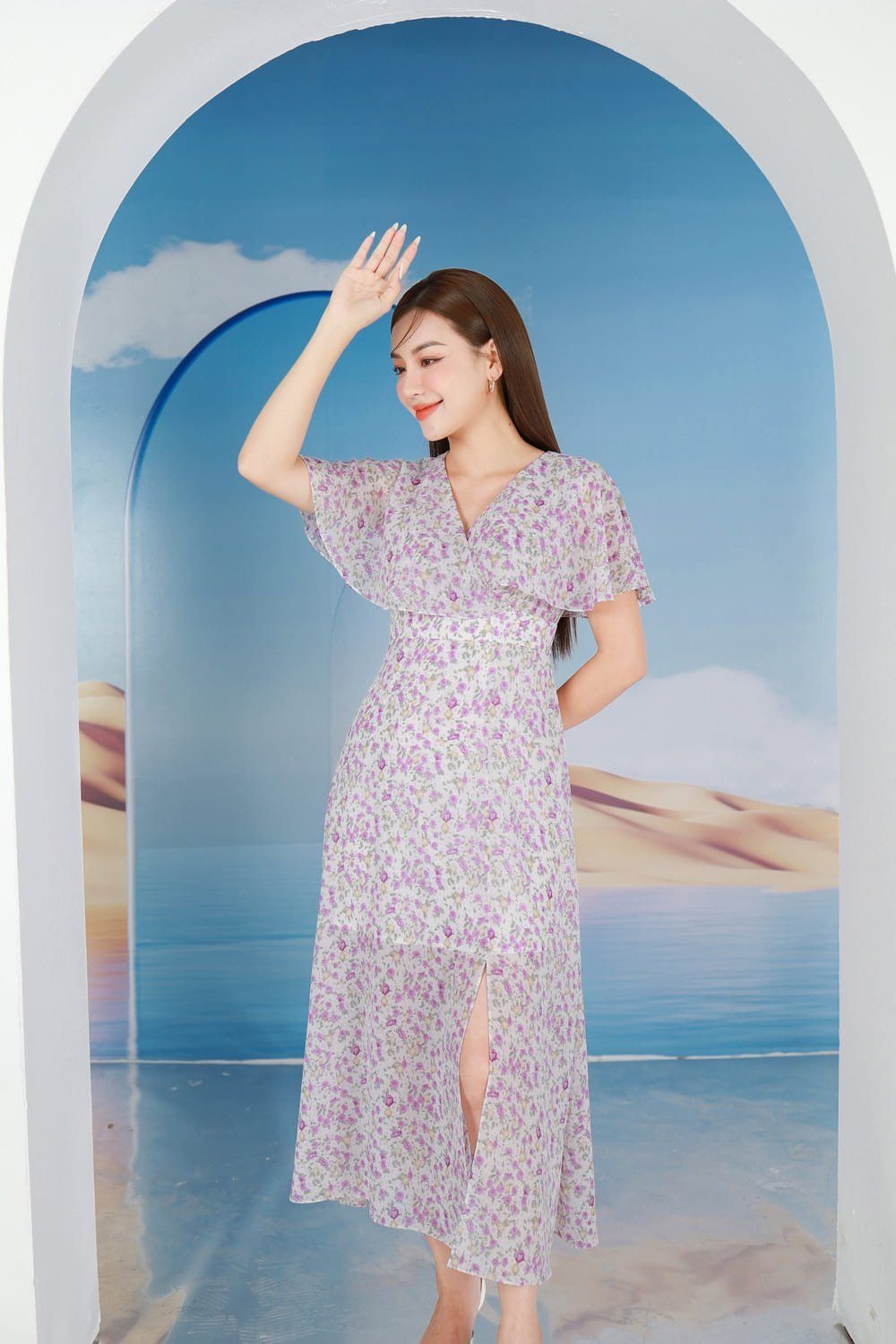 mẫu đầm maxi