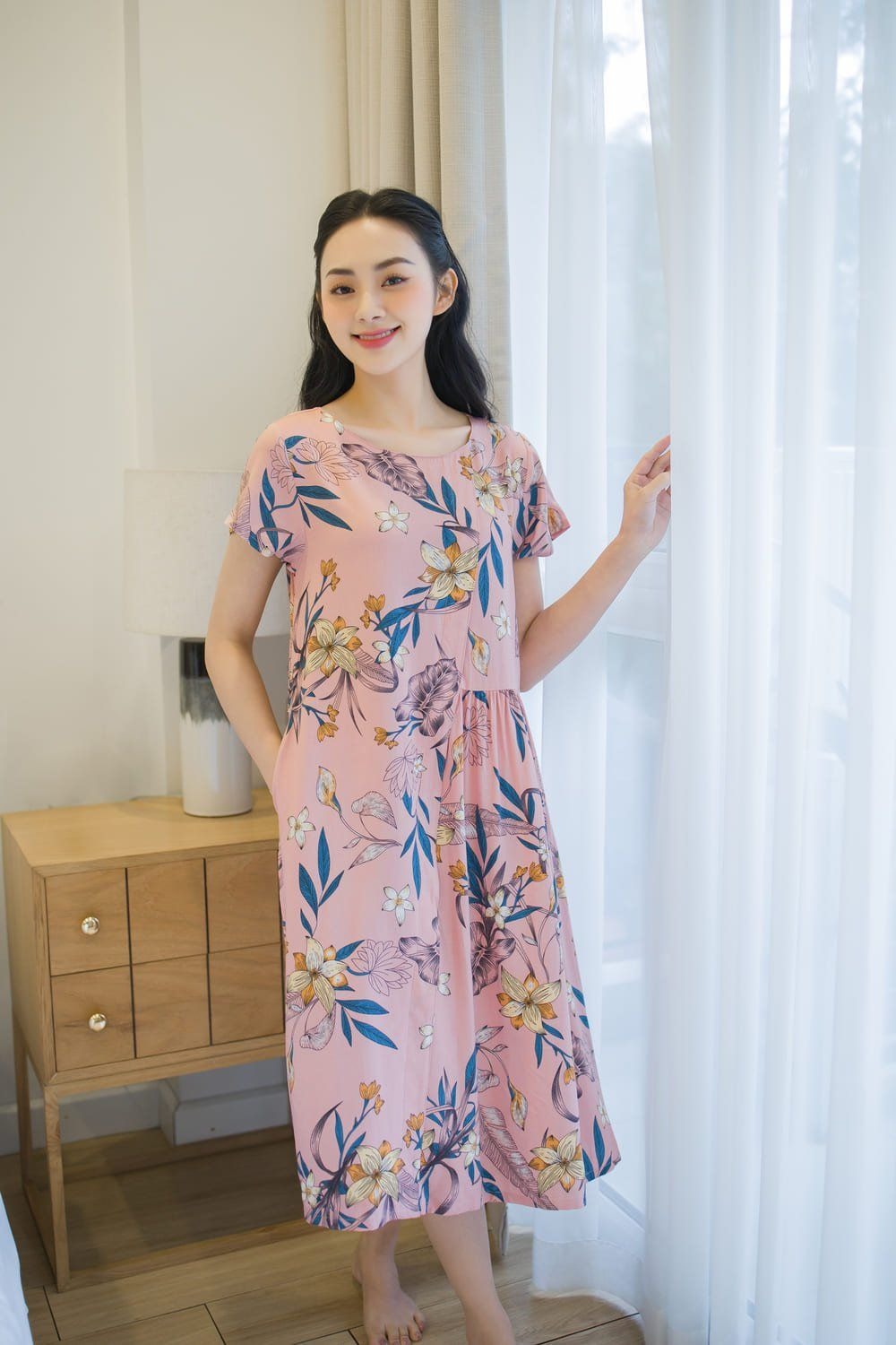 váy suông nữ form rộng